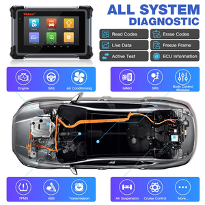 Vident iSmart800Pro BT ALL, herramienta de diagnóstico del sistema, programación de llaves, escáner OBD2 con más de 40 reinicio, prueba activa, lector de código VIN automático