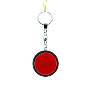 Nuevo diseño Botón parlante Sonido Llavero Grabadora de voz Llavero para alarmas Zumbadores Sirenas - Product Image 1