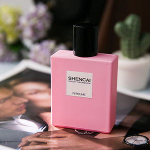 Koku High-end dikdörtgen pembe koku Parfum parfüm 60ml Atomizer sprey kapaklı şişe - Product Image 3