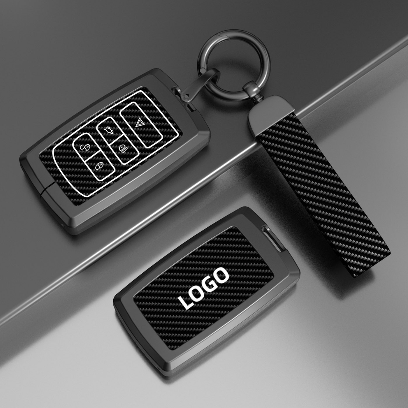 B carbon fiber texture hand rope