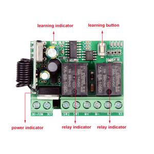 Geri çekilebilir DC Motor elektrikli itme çubuğu lineer aktüatör için 12-36 V kapı perdesi uzaktan kumanda anahtarı ileri geri alıcı - Product Image 4