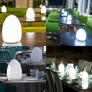 Pil kumandalı akülü gündüz sensörü Led ampul dekoratif bira bar için masa lambası gece - Product Image 4