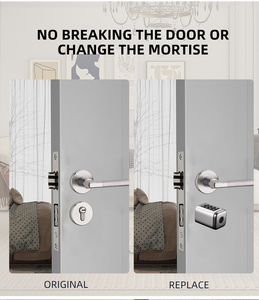 TYSH Euro Standard Smart Cylinder With Tuya <strong>Blue</strong> Tooth App Adjustable Cylinder Size Electronic Password Card <strong>Key</strong> Smart <strong>Lock</strong> - Product Image 3