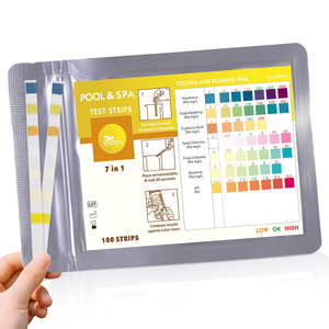 <span class=keywords><strong>3</strong></span> trong 1 nước kiểm tra Strips nước kiểm tra Strips 7 chất lượng kiểm tra Strips túi và chai nhanh chóng thử nghiệm dễ dàng để thực hiện - Product Image 2