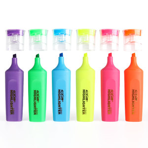 Gxin G-304802 evidenziatori personalizzati a colori vivaci a base d'acqua scalpello speciale rispettoso dell'ambiente per pennarello evidenziatore per ufficio - Product Image 2