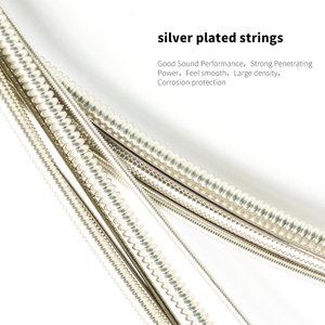 Orphee parlak ton ve tam gümüş kaplama akustik gitar dizeleri TX620-<span class=keywords><strong>S</strong></span>