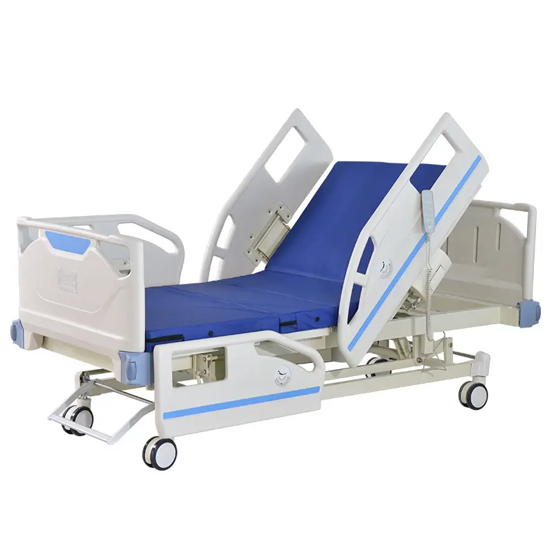 เตียงทางการแพทย์พร้อมไฟ5ฟังก์ชันเตียงไฟฟ้าสำหรับโรงพยาบาลทางการแพทย์แบบมืออาชีพ