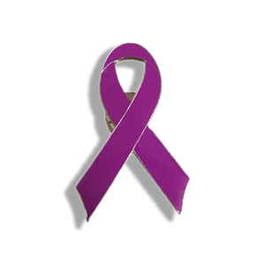 Tùy chỉnh ve áo <span class=keywords><strong>Pin</strong></span> vật liệu kim loại men <span class=keywords><strong>Pin</strong></span> huy hiệu phụ nữ tím Ribbon trong nước bạo lực nhận thức <span class=keywords><strong>Pin</strong></span> - Product Image 4