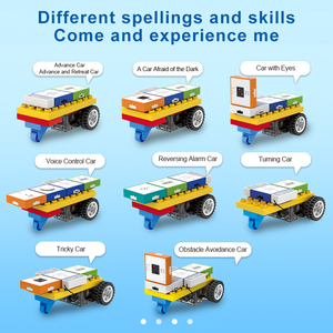 Samtoy educativo STEM ciencia ingeniería juguetes niños lógica pensamiento entrenamiento tableta programación coche bloque electrónico