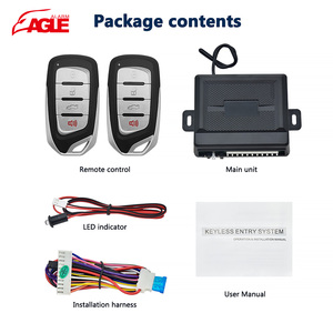 Milano sistema di accesso senza chiave per auto unidirezionale 188F senza chiave con funzione di controllo remoto della serratura della porta senza chiave - Product Image 6