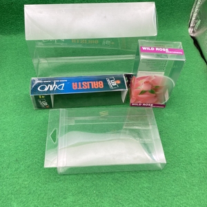 热销定制透明塑料pvc盒折叠透明宠物包装盒礼品折叠透明宠物PVC透明盒