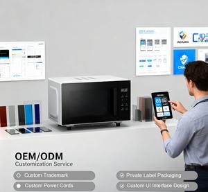 Lò vi sóng <span class=keywords><strong>mini</strong></span> với khóa trẻ em: Màn hình Dễ đọc và điều khiển một chạm, an toàn, tiết kiệm không gian cho gia đình và nhà nhỏ - Product Image 5