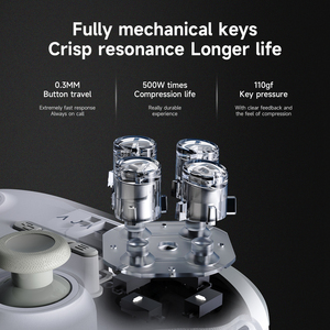 Gp100 Tùy Chỉnh Lập Trình Chơi Game Không Dây Điều Khiển PC Từ Xa Gamepad Với Rung Động Cơ Đánh Thức Con Quay Hồi Giáo Phím Điều Khiển - Product Image 6