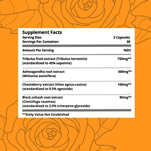 Meilleur équilibre hormonal de qualité pour les femmes de 30 ans et plus avec Tribulus Ashwagandha <span class=keywords><strong>Chasteberry</strong></span> Black Cohosh pour les sautes d'humeur Hot - Product Image 2