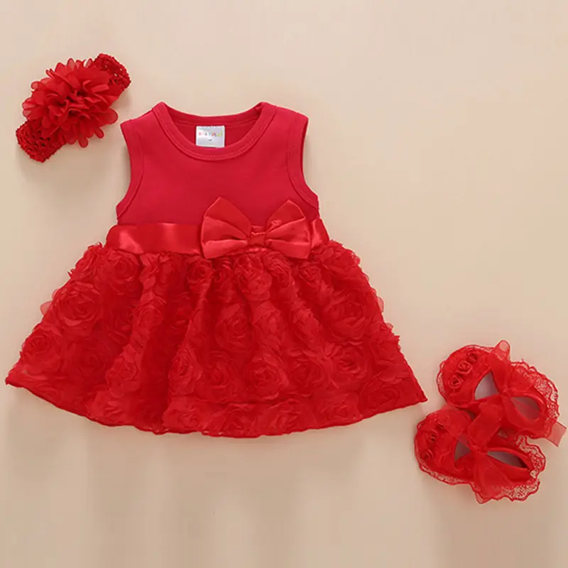 Vestido de verão para bebês meninas, roupas para recém-nascidos de 0-3 meses, algodão, moda infantil de 1 ano