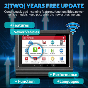 Per il lancio di strumenti diagnostici per auto X431 V 4.0 Scanner per sistema completo OBD2 automobilistico codifica ECU Test attivo 31 + ripristino spedizione gratuita - Product Image 5