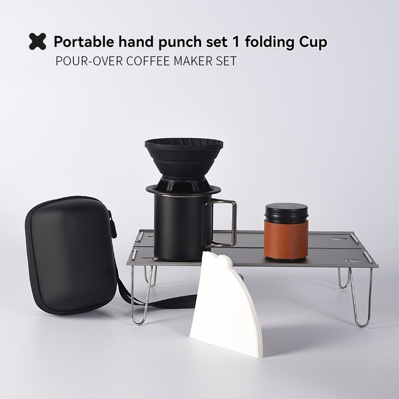 BLACK Folding Handle Cup