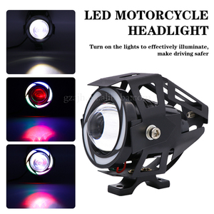 Motorcycle <strong>Led</strong> Headlight 20w <strong>U5</strong> U7 <strong>Led</strong> Light 12V/80V U2/U3/<strong>U5</strong>/U7/U10 Laser Strobe <strong>LED</strong> Projector Motorcycle Driving Light - Product Image 2
