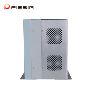 Piesia Fanless Industrial Pc 13th/14th Gen LGA1700H670組み込みベアボーンシステムX86LinuxデュアルPCIE拡張AIボックスコンピューター