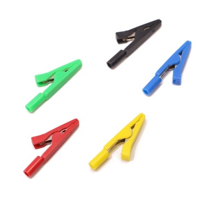 Multimetre testi için 2mm muz Jack ile yüksek kalite güvenlik timsah klipler Mini testi timsah kelepçe - Product Image 3