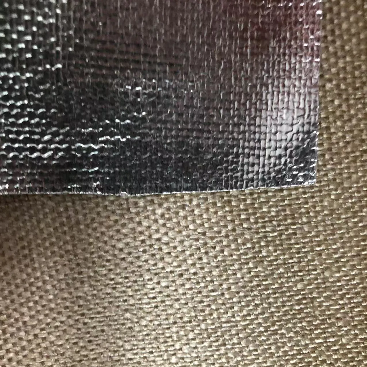 Lámina de aluminio compuesta de alta temperatura, tela de fibra de vidrio de sílice, 1000C