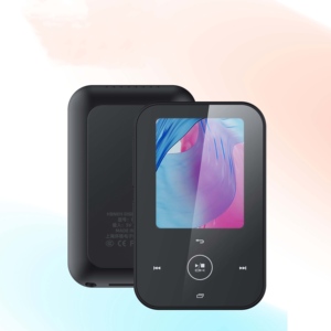 HBNKH 1.8英寸Mp3播放器，带256G tf卡扩展黑白16GB运动音乐播放器