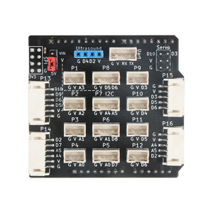 Placa de cableado de sensor compatible con Arduino UNO con interfaz antirretroceso PH2.0 y placa de expansión IO, diseño fácil de insertar