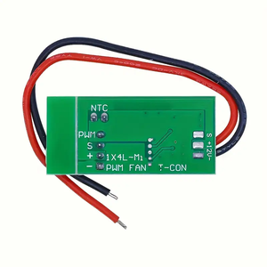 Controlador de velocidad PWM de 4 cables, 12V, controlador de temperatura del ventilador, interruptor de Control de temperatura del ordenador, Kits de módulos electrónicos STK IC - Product Image 4