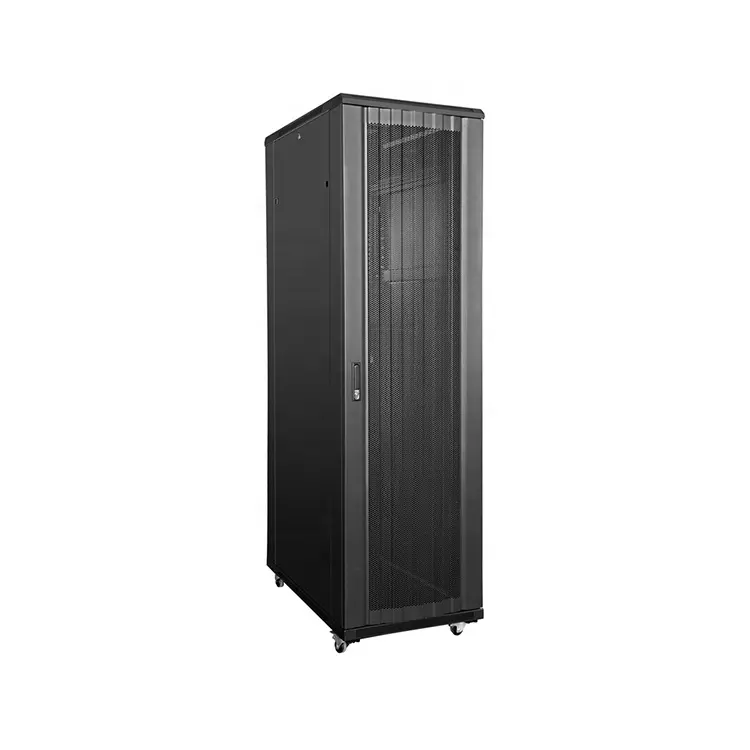 Rack de servidor de rede de 19 polegadas, suporte de piso do armário do servidor de dados de pé 32u