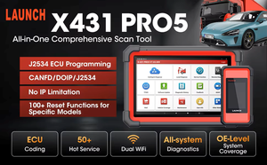 Starten Sie X431 Pro 5 Vpro 431 Prov Ecu Programmer Kostenloses Software-Update Englisch Diagnose scanner Werkzeug maschinen Autos 1 Jahr