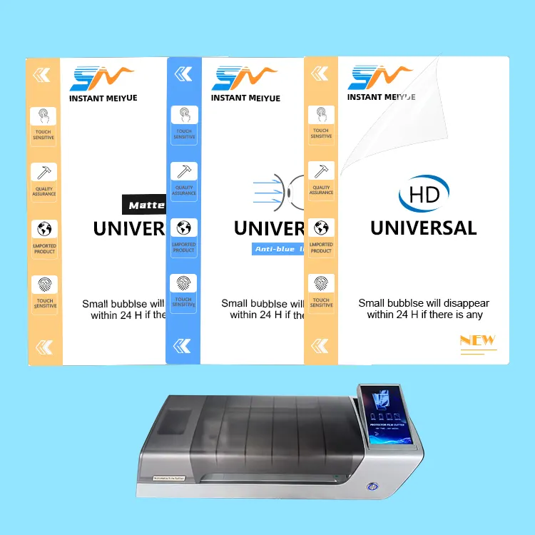 90*180mm rõ ràng HD mờ chống ánh sáng màu xanh TPU điện thoại di động bảo vệ màn hình Hydrogel phim tấm cho máy cắt cho Iphone