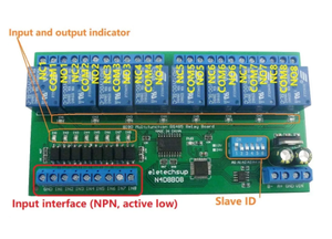 DC 12V 24V 8 Isolated <strong>Input</strong> &amp; 8 <strong>Output</strong> DIN35 C45 Rail Box UART RS485 <strong>Relay</strong> <strong>Module</strong> Modbus RTU Control Switch Board