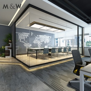 Nuovo prodotto prezzo insonorizzato divisorio insonorizzato Design ufficio parete divisoria in vetro - Product Image 3