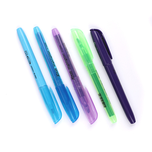 Basics set di evidenziatori con punta a scalpello evidenziatori a inchiostro fluorescente, colori assortiti - Product Image 5