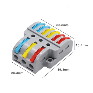 Docking Quick Wire <strong>Connector</strong> 3 <strong>Input</strong> 9 <strong>Output</strong> Lt933 Lt633 Electric Terminal Block Cable Wire <strong>Connector</strong> Spl - Product Image 1