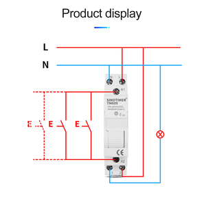 TM609 16mm WiFi Smart Timer Schalter 100-240V 16A DIN Schiene Fernbedienung & Timing - Product Image 3