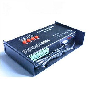 T-1000 T-4000 T-8000 SD карты RGB Led контроллер для WS2801 WS2811 SK6812 WS2812B LPD6803 программируемый контроллер пикселей - Product Image 1