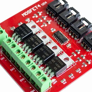 Botón MOSFET de 4 rutas de cuatro canales IRF540 V4.0 + Módulo de interruptor MOSFET para Arduino