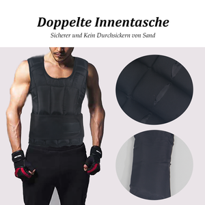 سترة وزن قابلة للتعديل 5:/10:/15:/20:/25:/30: سترة تدريب على الحقائب - Product Image 6