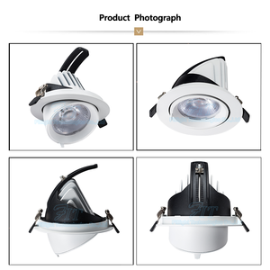 5w 10w 15w 30w kare Gimble Led maruz göz küresi Downlight 12v 24v gövde ayarlanabilir dönebilir Downlight Led Gimbal Downlight - Product Image 4