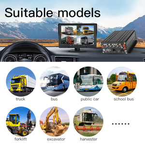 Hỗ Trợ Đặt Hàng Số Lượng Lớn 4 Kênh Full Hd 1080P Xe Dvr HHD Xe Mdvr 10.1 Inch VGA Đĩa Cứng 4G + WIFI + GPS Set - Product Image 6