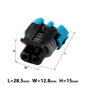 Conector impermeable automotriz Delphi de 2 pines, enchufe macho hembra para Sensor de temperatura 12052641 12162000 - Product Image 5