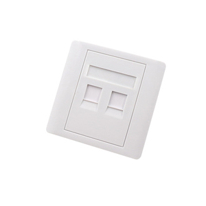 1 2 4 Port FTTH <strong>Networking</strong> Faceplate Cat6 Cat5 Cat7 Keystone Jack RJ45 RJ11 Wall Plate <strong>Telecom</strong> Fiber Optic <strong>Device</strong> - Product Image 4