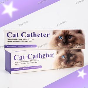 Goodoctor Oem Plastic Kattenkatheterisatie Urinefoley Veterinaire Katheter Voor Kat Met Stilet Dicht - Product Image 5