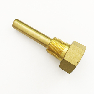 China fornecedores termopar personalizado aço inoxidável rosca <span class=keywords><strong>thermowell</strong></span> instalação tipo bainha latão - Product Image 2
