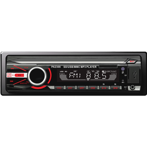 Araba Stereo ses yap-LCD ekran renkli ışıklar destek USB/SD/MMC/TF uzaktan kumanda 1Din araba Mp3 çalar - Product Image 1