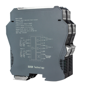 Transmisor de temperatura 0.1% Aislamiento de señal de alta precisión 1 en 1 Salida 4-20mA Convertidor PT100 PT1000 K Distribuidor de señal - Product Image 1
