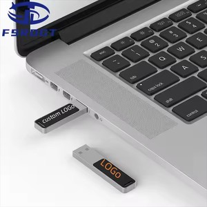 高速USB 3.0フラッシュドライブ16GB 32GB 64GB USBフラッシュLEDロゴ付きメタルカスタムUSBフラッシュドライブ - Product Image 2