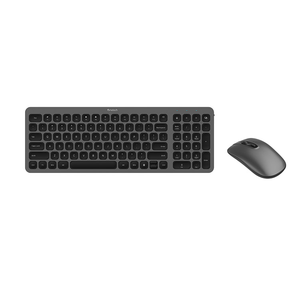 Teclado y ratón inalámbricos de 99 teclas, Combo con diseño en español en negro, buena oferta de fábrica - Product Image 1