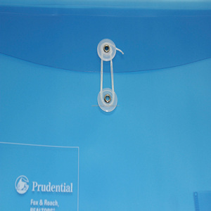 Kunden spezifischer UV-Druck-Kunststoff-PP-Umschlag mit Knopf-und Schnur verschluss - Product Image 2